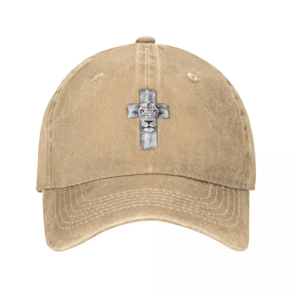 Lion Of Judah Jesus Cross Lion Baseball Cap
