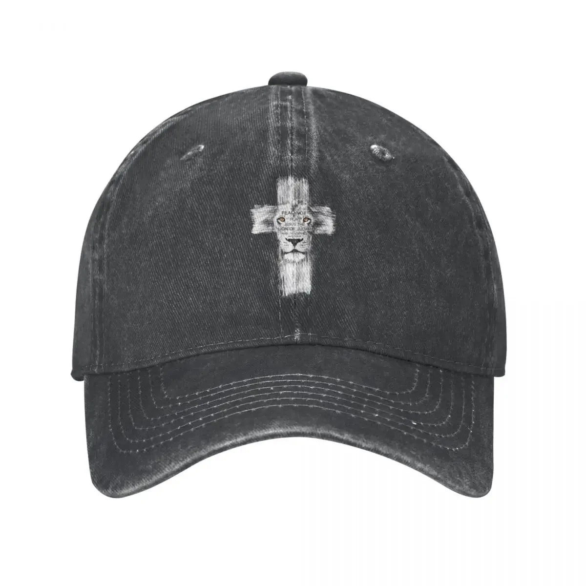 Lion Of Judah Jesus Cross Lion Baseball Cap
