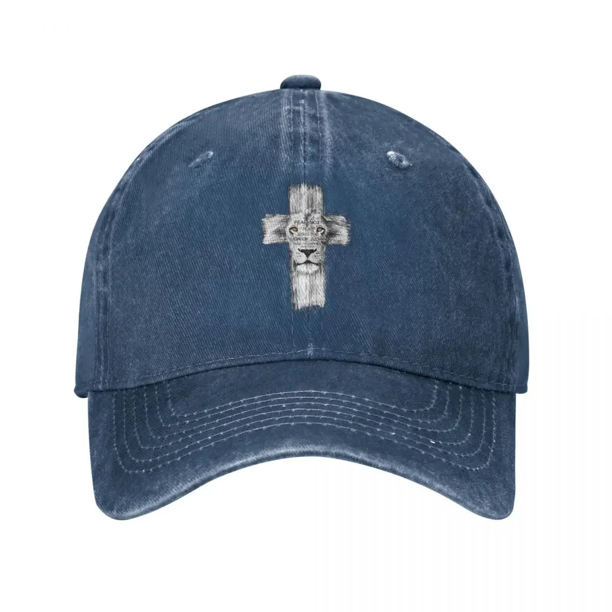Lion Of Judah Jesus Cross Lion Baseball Cap