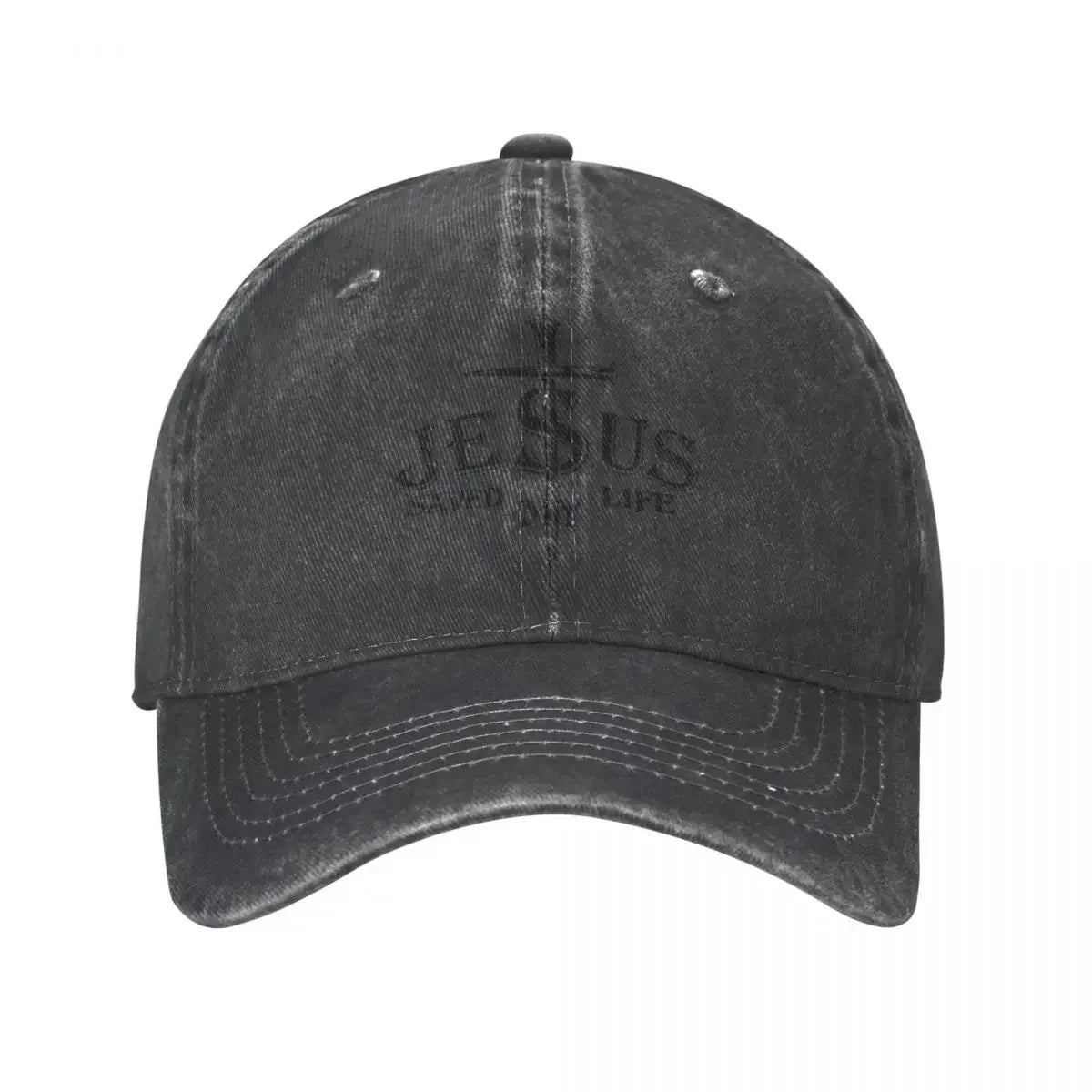 Jesus Saved My Life Baseball Caps