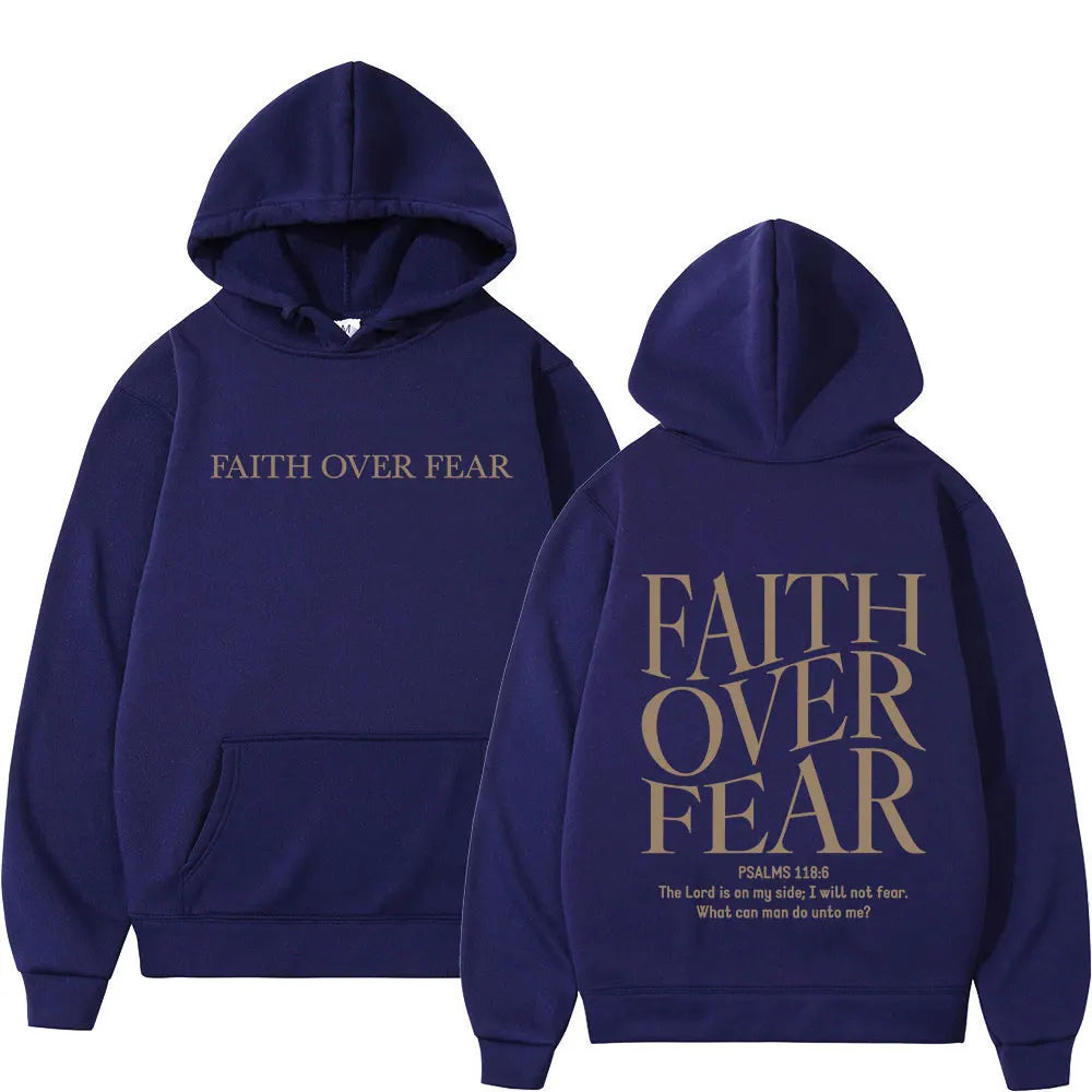 Faith Over Fear Christian Hoodies