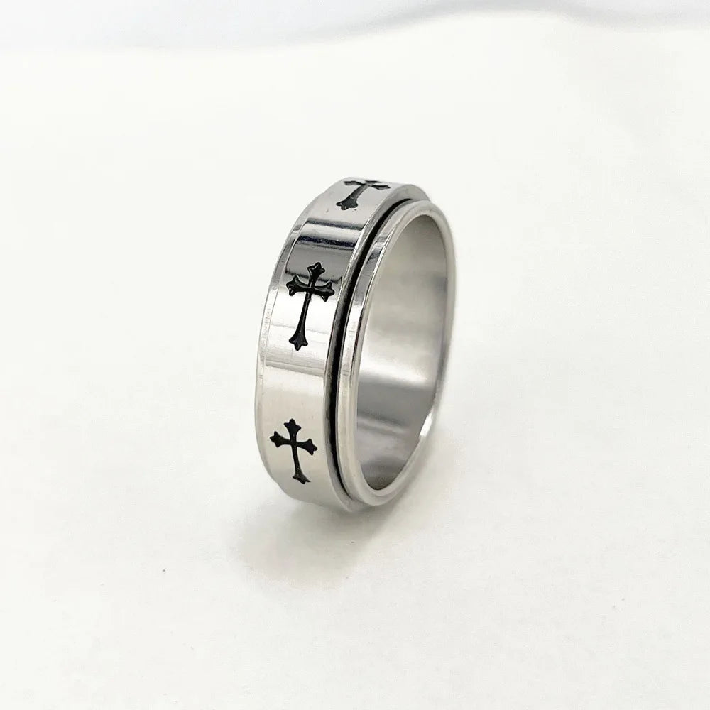 Rotatable Metal Cross Ring