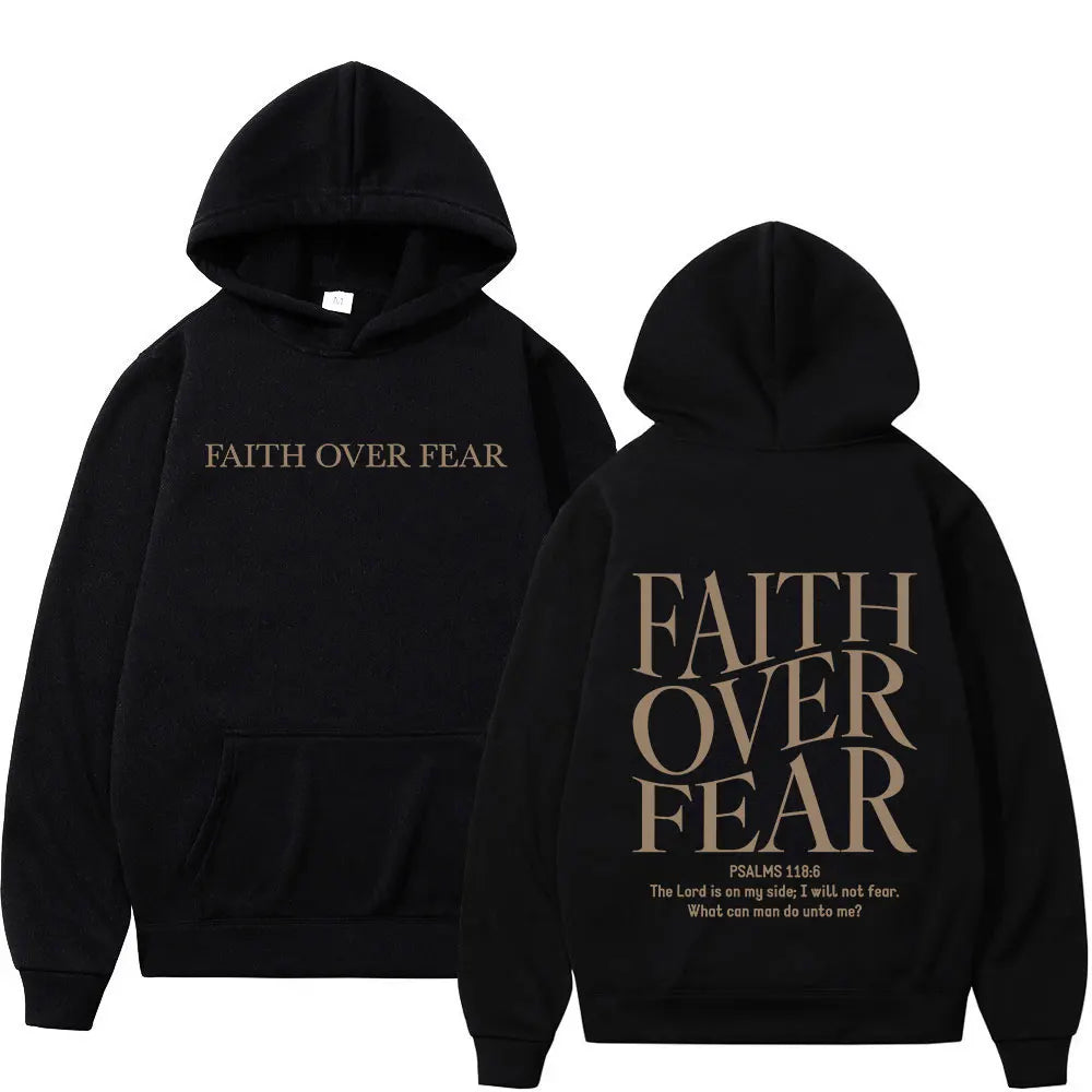 Faith Over Fear Christian Hoodies