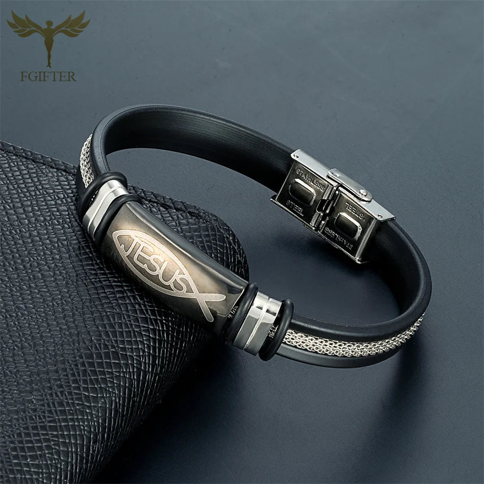 Christian Jesus Fish Symbol Bracelet