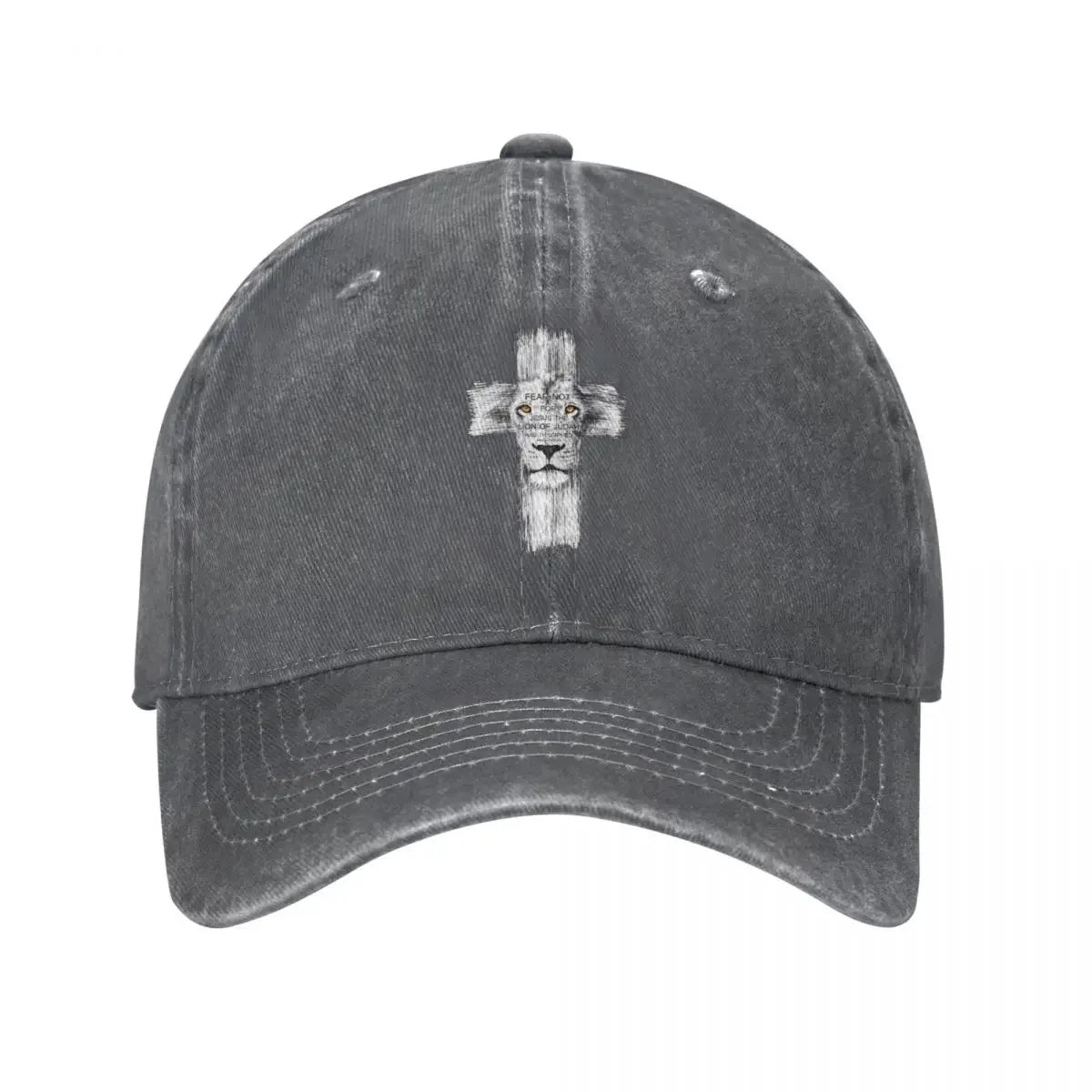 Lion Of Judah Jesus Cross Lion Baseball Cap