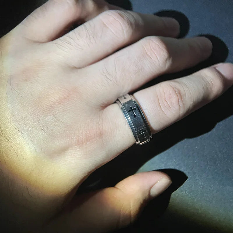 Rotatable Metal Cross Ring