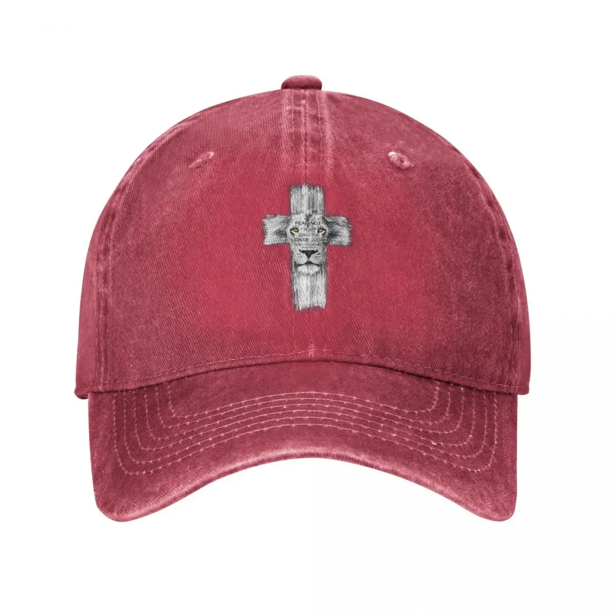 Lion Of Judah Jesus Cross Lion Baseball Cap