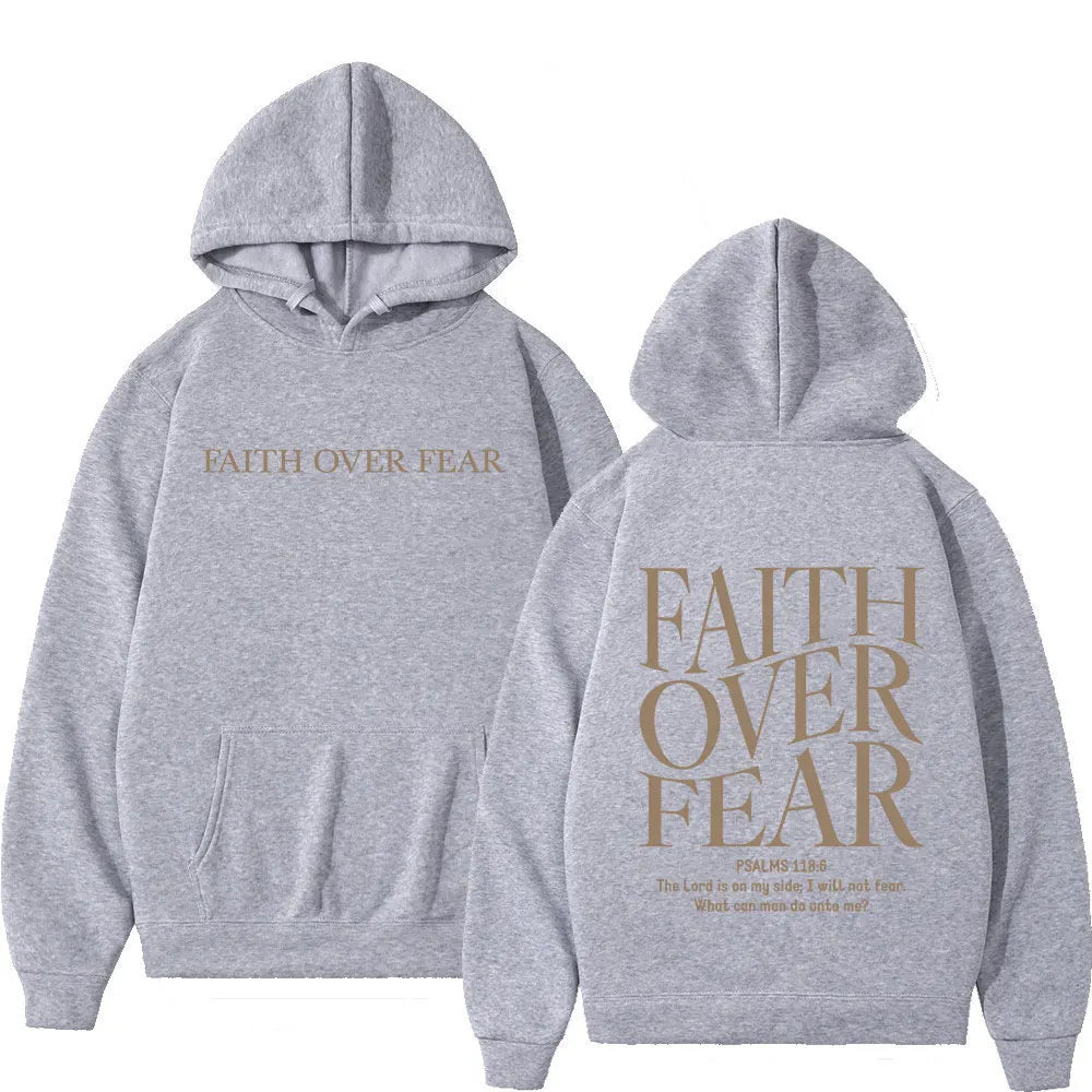 Faith Over Fear Christian Hoodies
