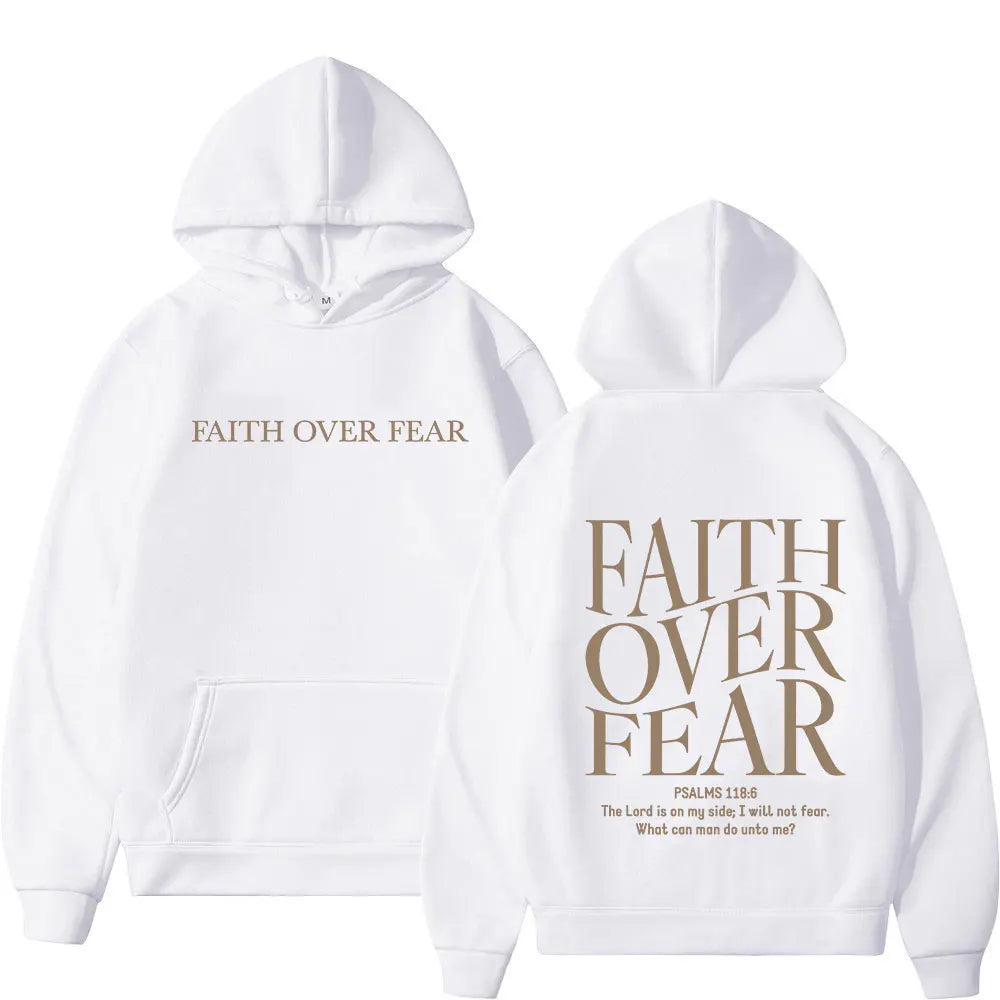 Faith Over Fear Christian Hoodies