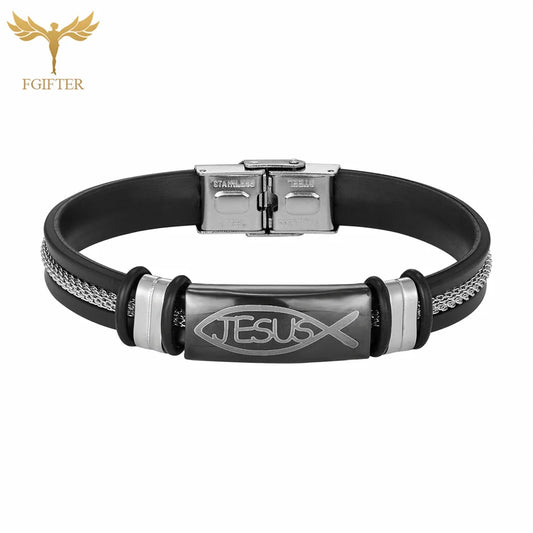 Christian Jesus Fish Symbol Bracelet