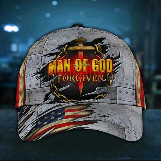 Baseball Snapback Cap Printed Chain Jesus Man of God Hats Outdoor Sport Headwear Streetwear Men Women Adult Casual Sun Visor Hat
