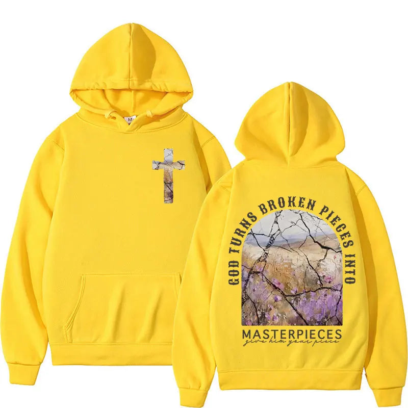 Masterpieces Christian Bible Verse Aesthetic Hoodie