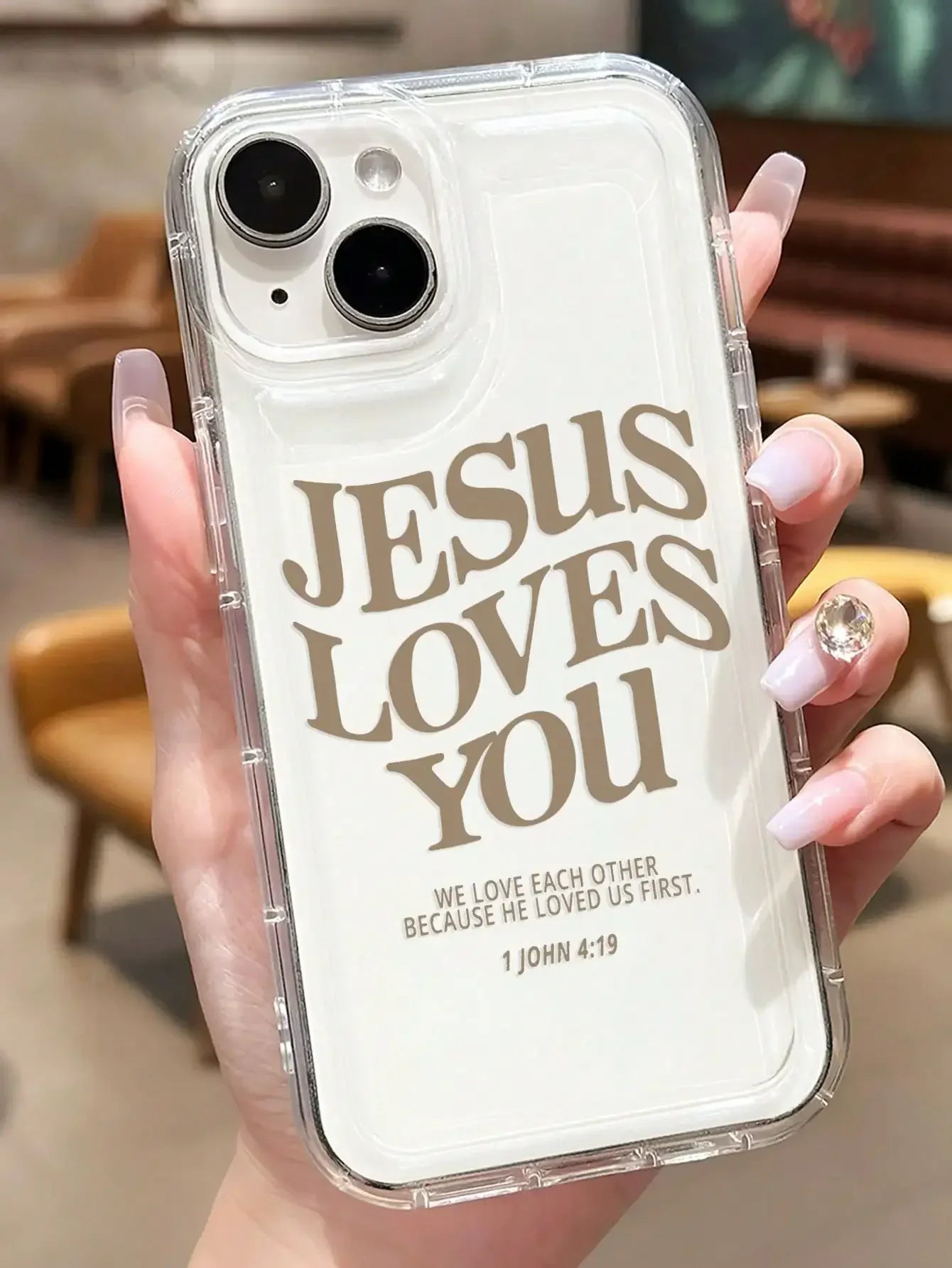 Christian Phone Case for IPhone 16 15 14 13 12 11 Pro Max 7 8 Plus Transparent Silicone Soft Cover
