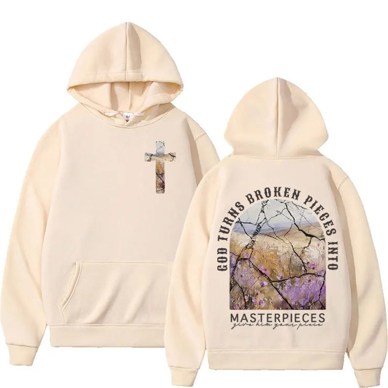 Masterpieces Christian Bible Verse Aesthetic Hoodie