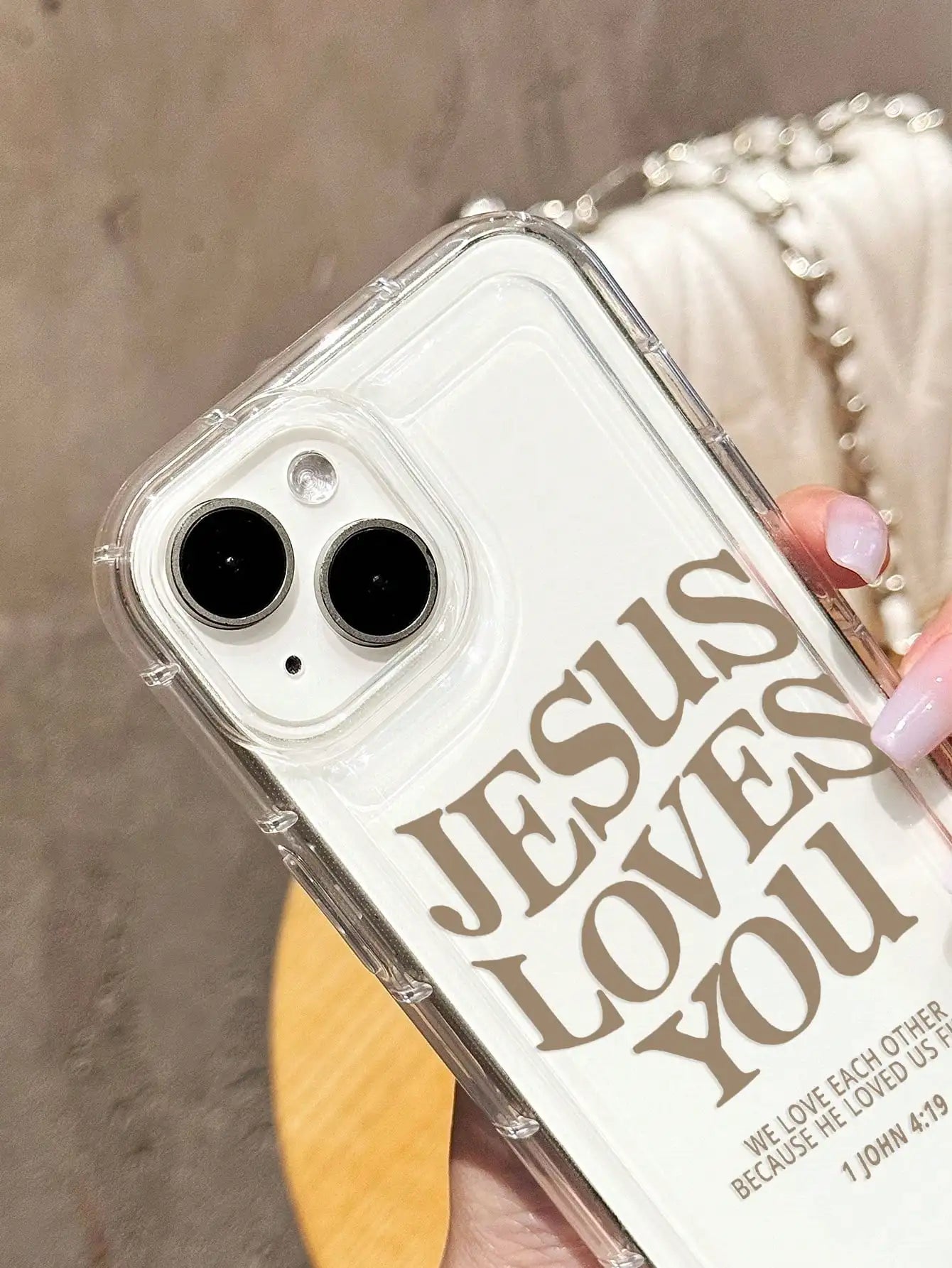Christian Phone Case for IPhone 16 15 14 13 12 11 Pro Max 7 8 Plus Transparent Silicone Soft Cover