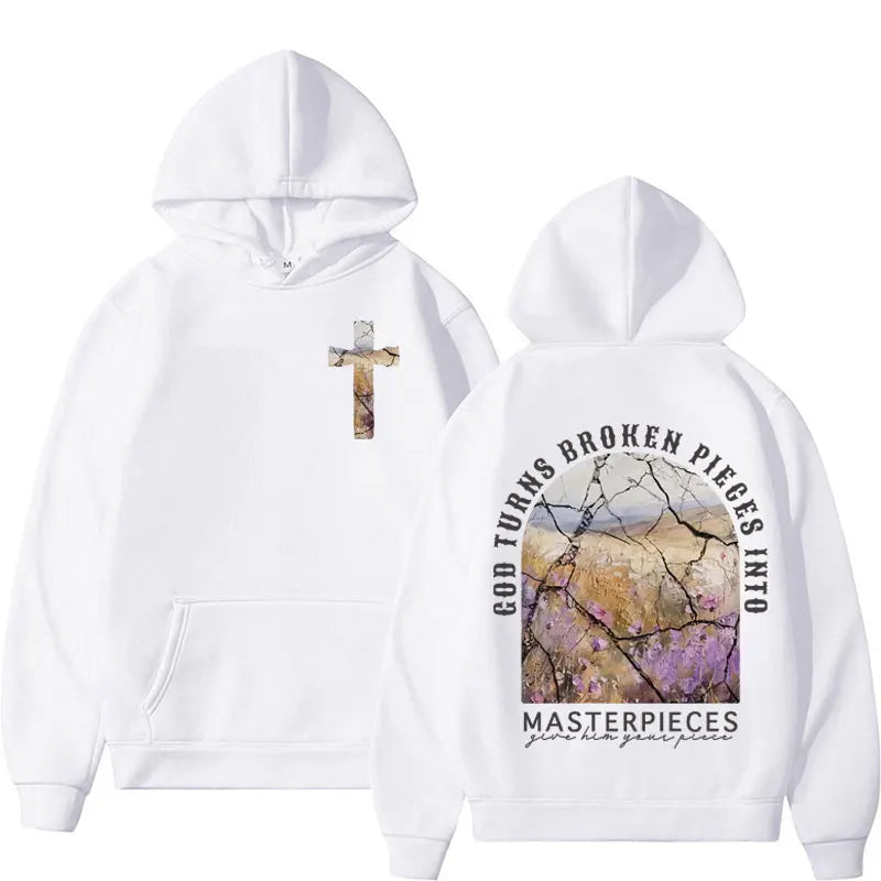 Masterpieces Christian Bible Verse Aesthetic Hoodie