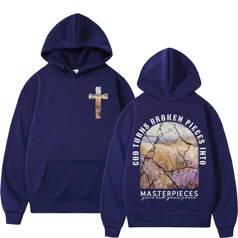 Masterpieces Christian Bible Verse Aesthetic Hoodie