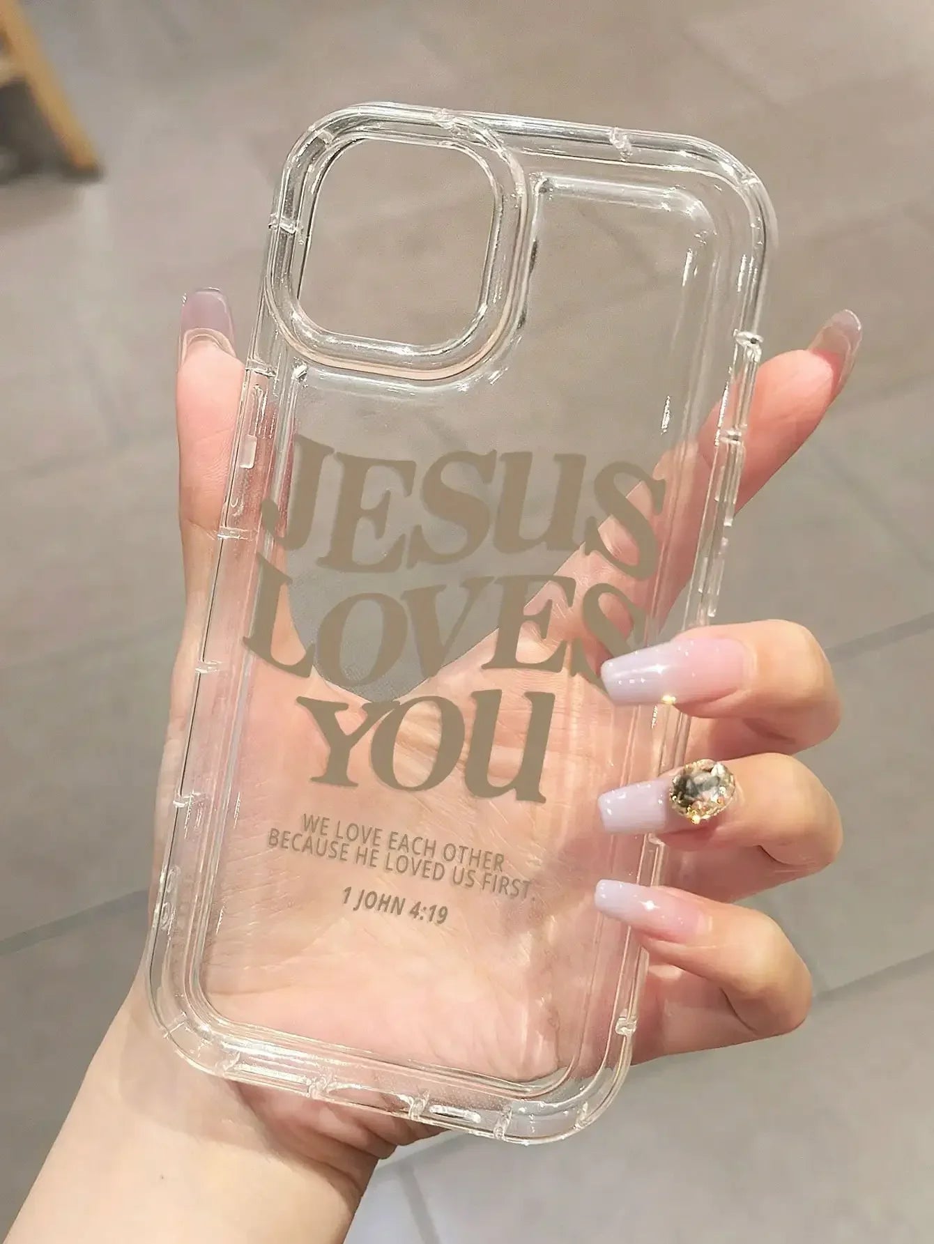 Christian Phone Case for IPhone 16 15 14 13 12 11 Pro Max 7 8 Plus Transparent Silicone Soft Cover