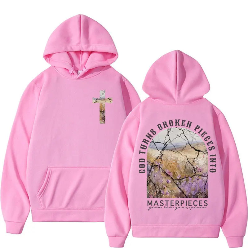 Masterpieces Christian Bible Verse Aesthetic Hoodie