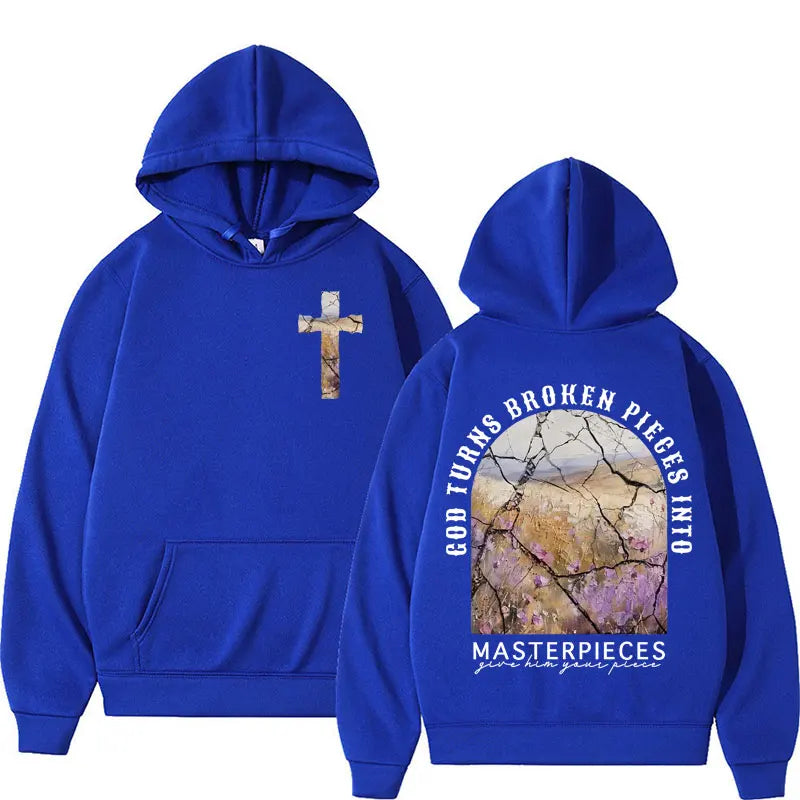 Masterpieces Christian Bible Verse Aesthetic Hoodie