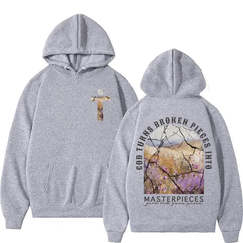 Masterpieces Christian Bible Verse Aesthetic Hoodie
